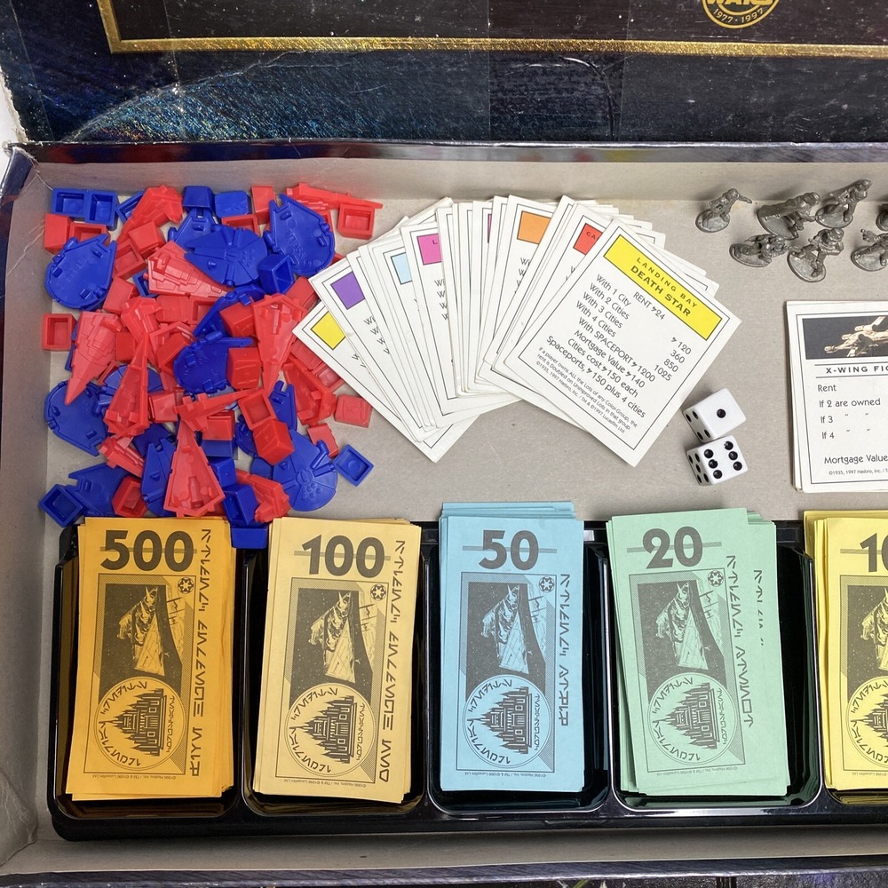 Monopoly: Star Wars Classic Trilogy Edition 1997 Parker Brothers game - Picture 4 of 10